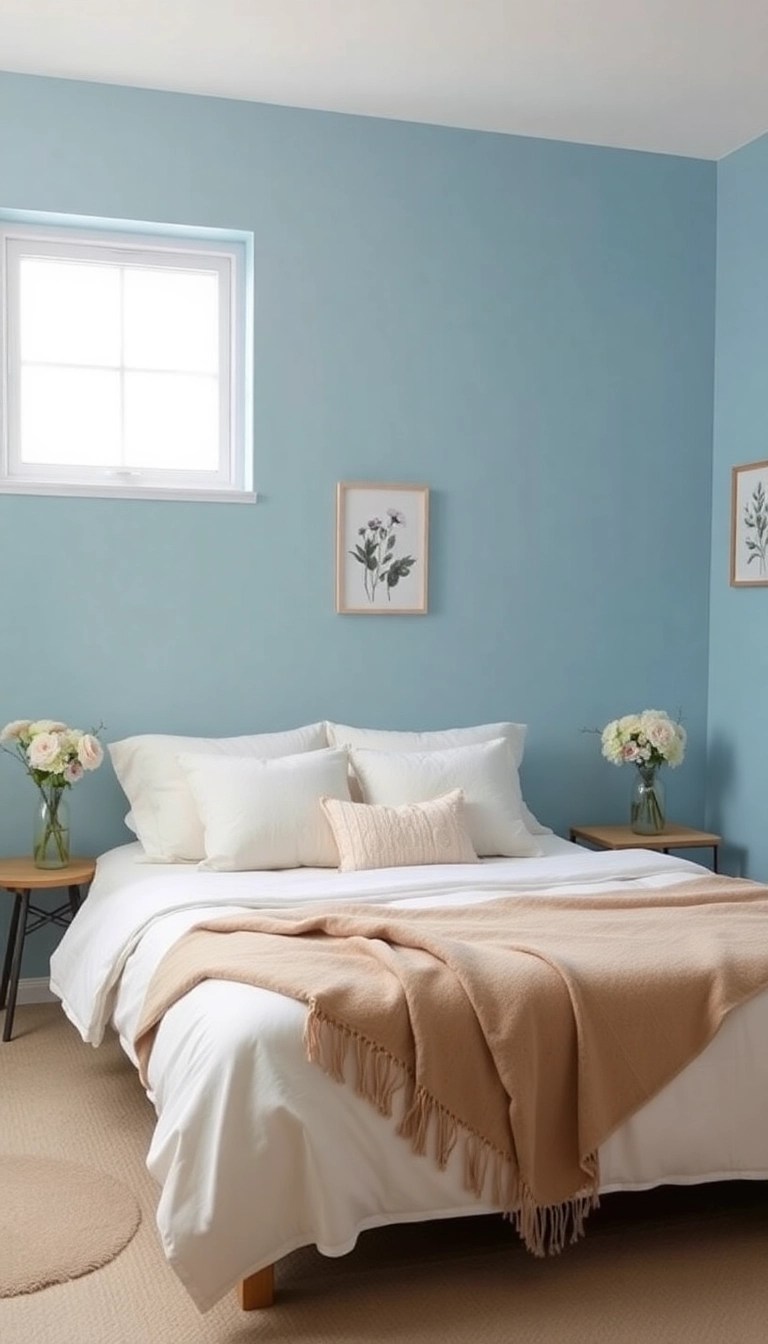 Neutral Living Room with Plush Textures and Layers