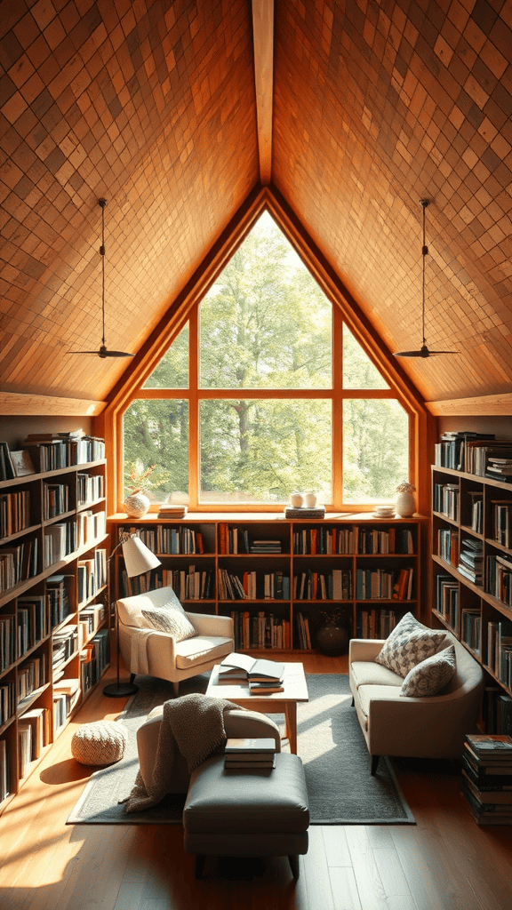 Cozy Reading Nook with Abundant Natural Light