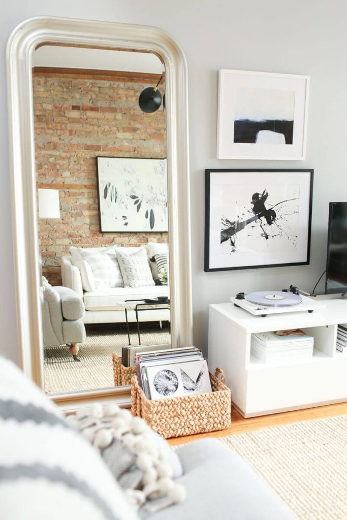 Simple Minimalist Floor Mirror