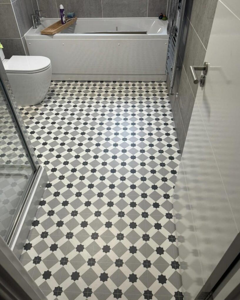 Nature-Inspired Tranquility with Pebble Tiles