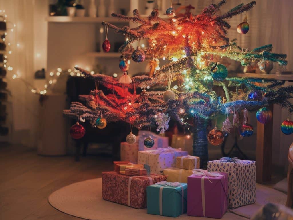 Rustic Crate Christmas Tree