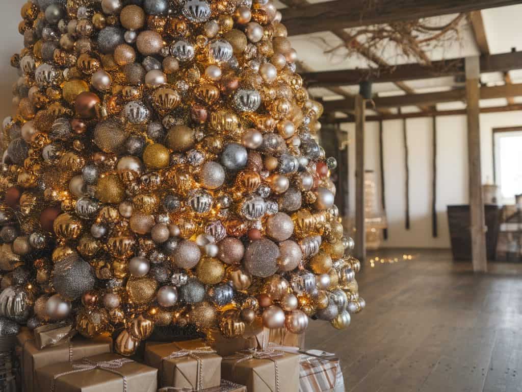 Bright Pinecone Tree with Festive Accents