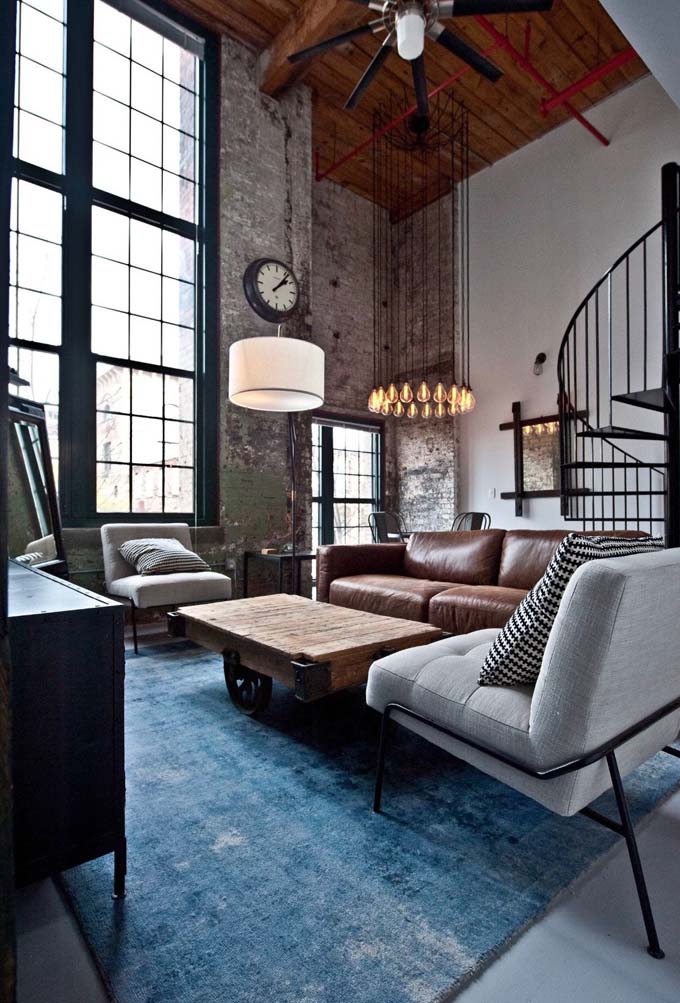Industrial Modern Living Room