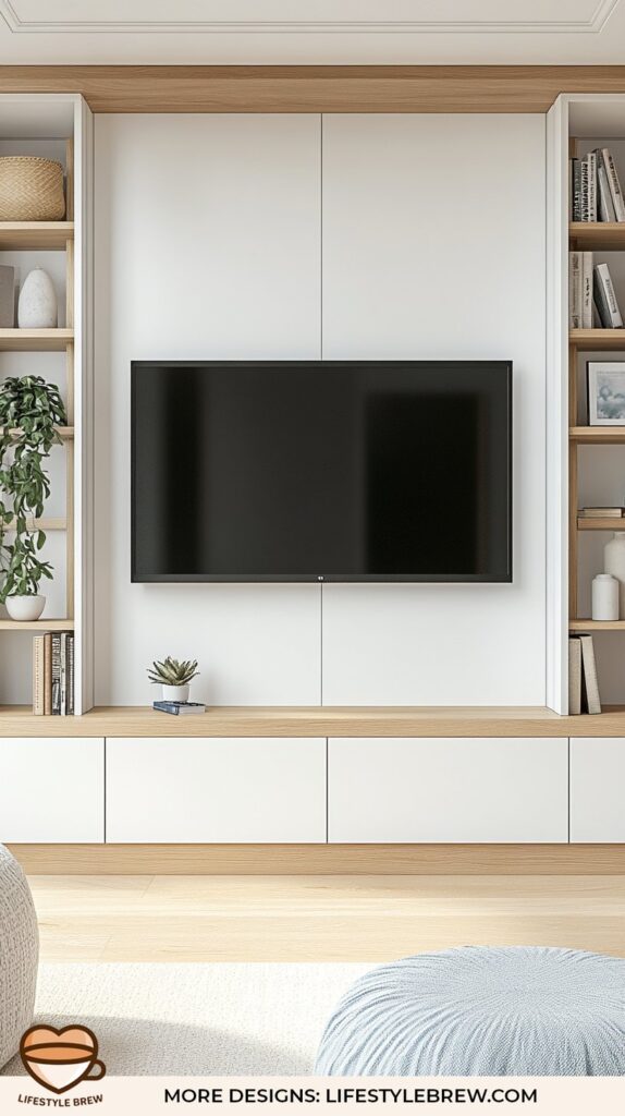 Understated Glam – Marble TV Wall Panel