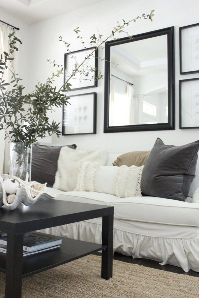 Gallery Wall Mirror Arrangement