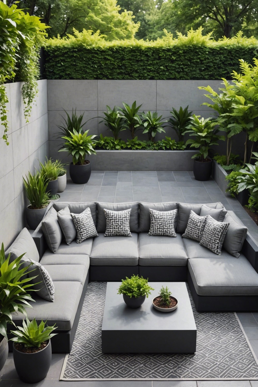 Outdoor Living with Sectional Sofas
