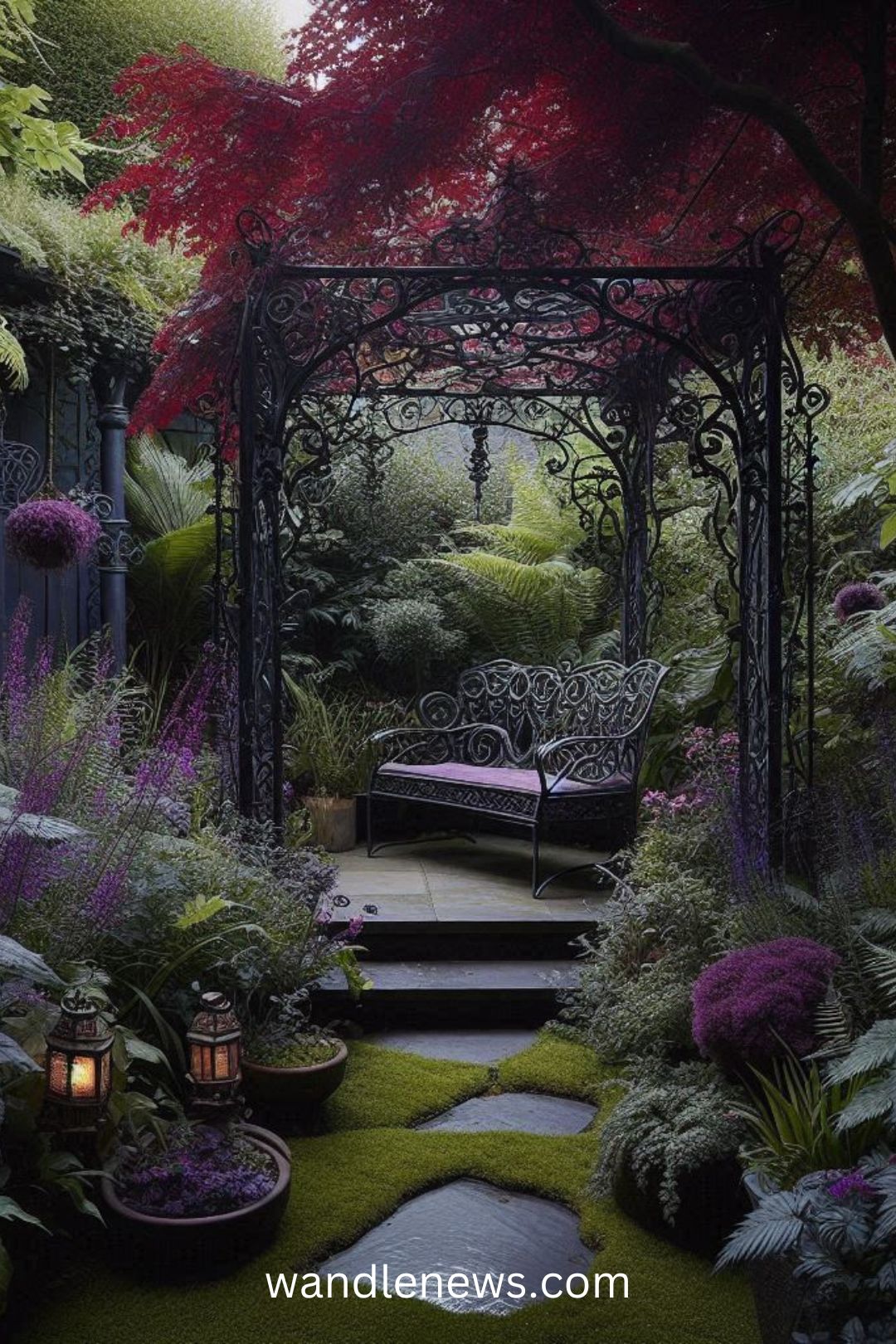 Enchanting Woodland Patio Retreat