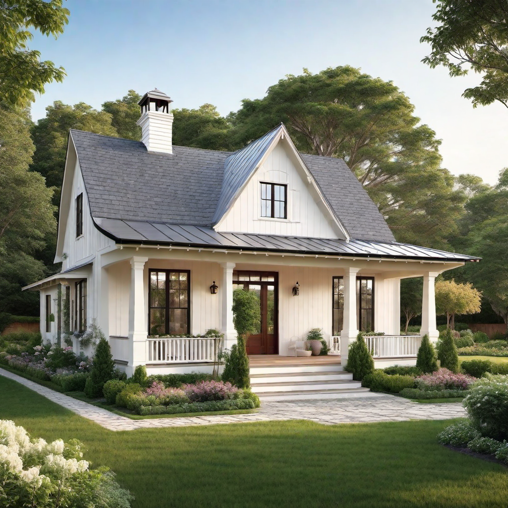 Minimalist Barndominium Exterior