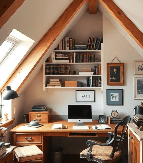 Top 30 Attic Library Ideas For Your Home